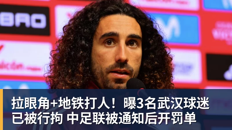拉眼角+地铁打人！曝3名武汉球迷已被行拘 中足联被通知后开罚单